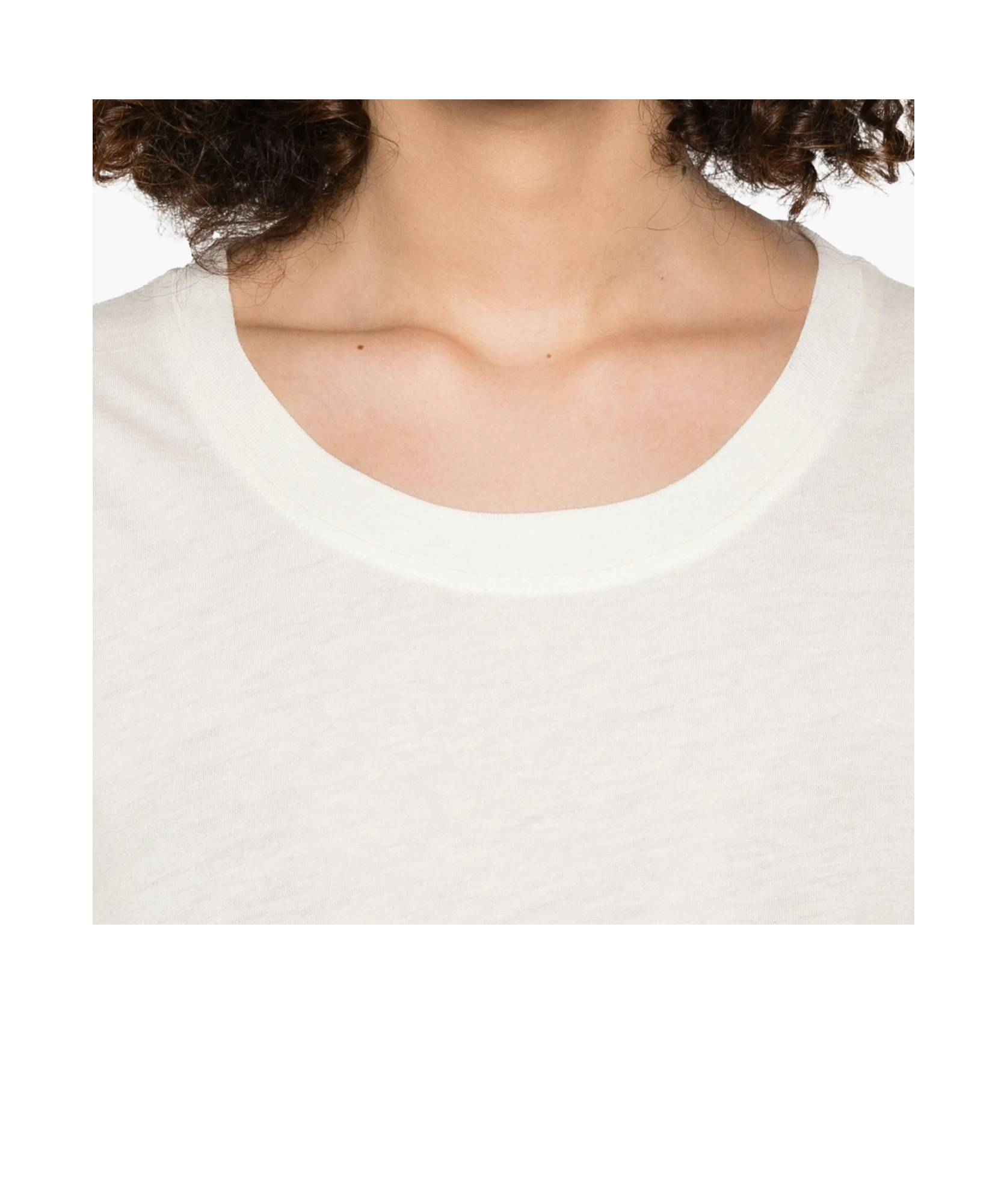 Shop Loulou Studio Ezra Crew Neck Top In White