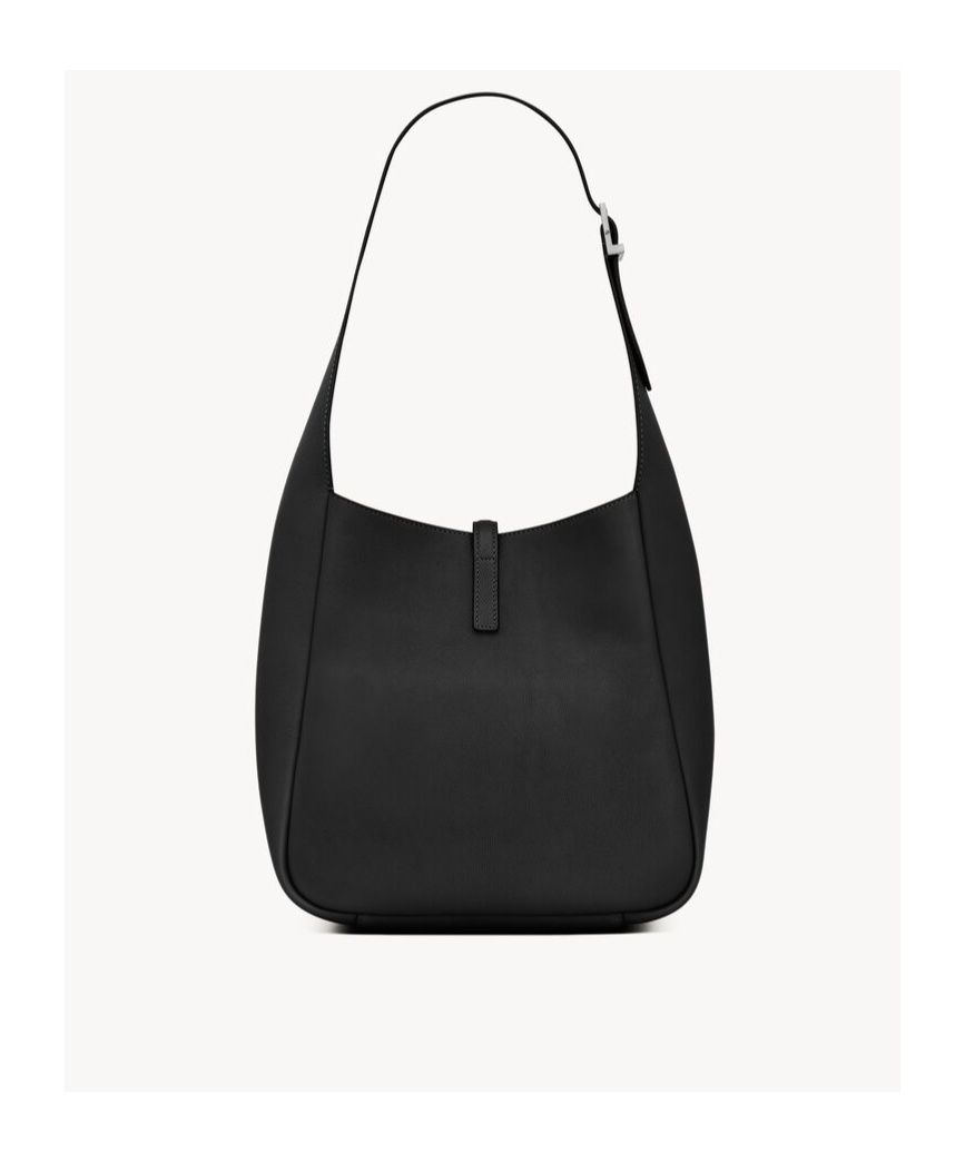 Saint Laurent Small Logo Shoulder Bag In Black