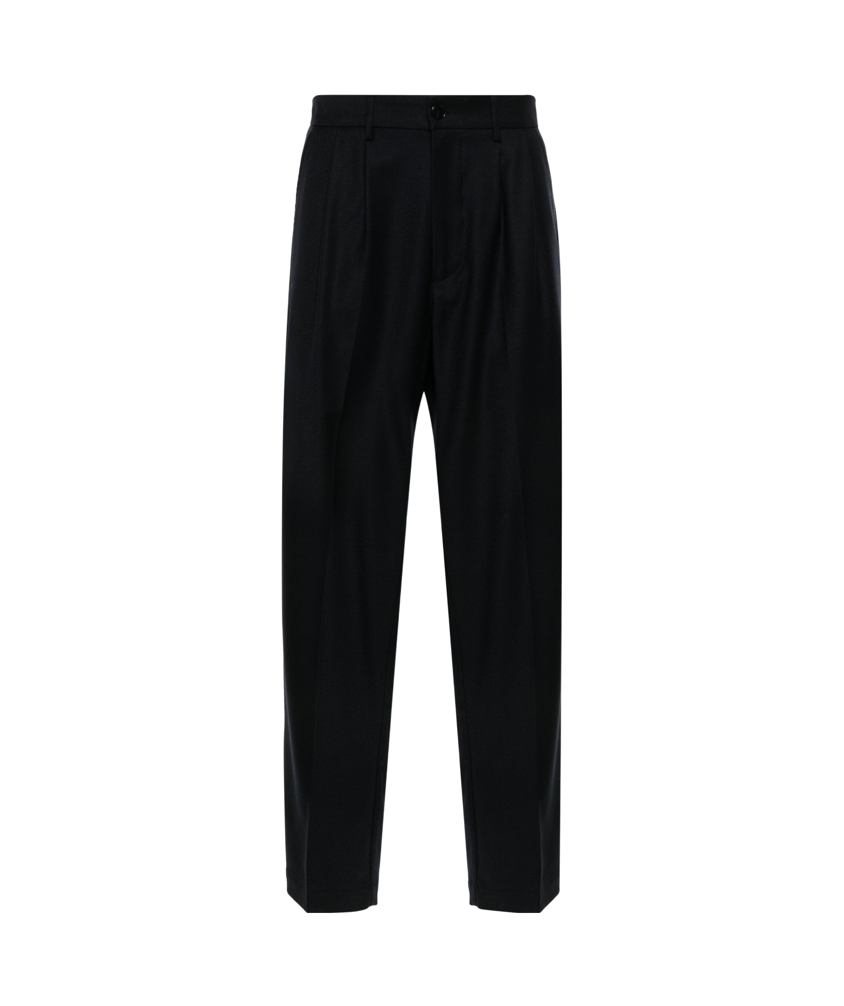 Shop Barena Venezia Belt-loop Casual Pants In Black
