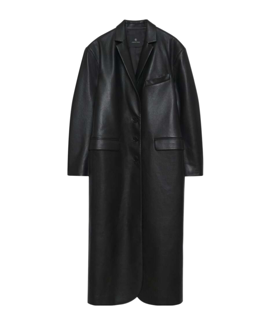 ANINE BING ANINE BING QUINN LEATHER COAT
