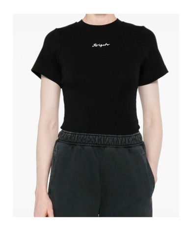 Axel Arigato Crew Neck T-shirt In Black