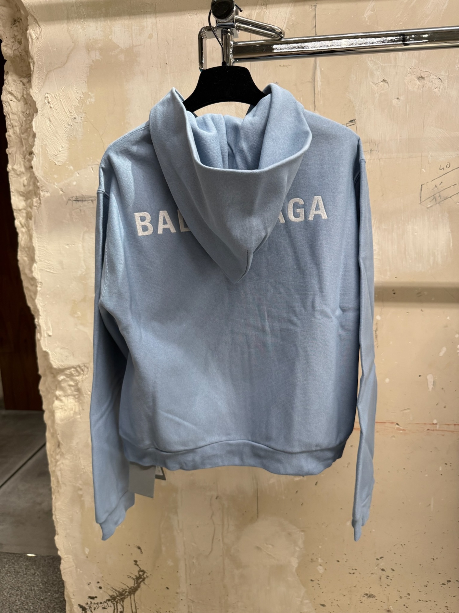 Balenciaga Zip-up Hoodie In Multi