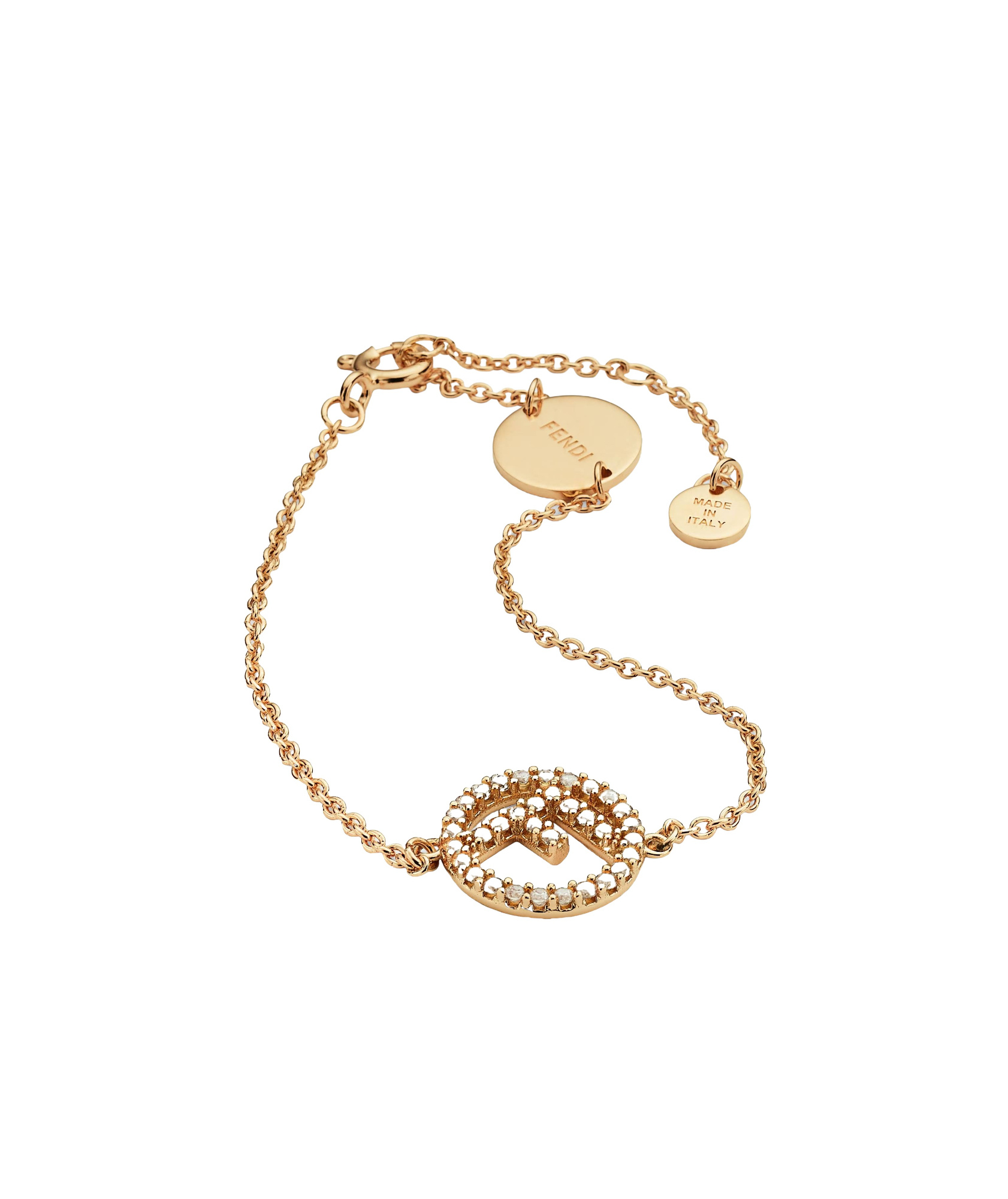 FENDI GOLD-COLORED BRACELET