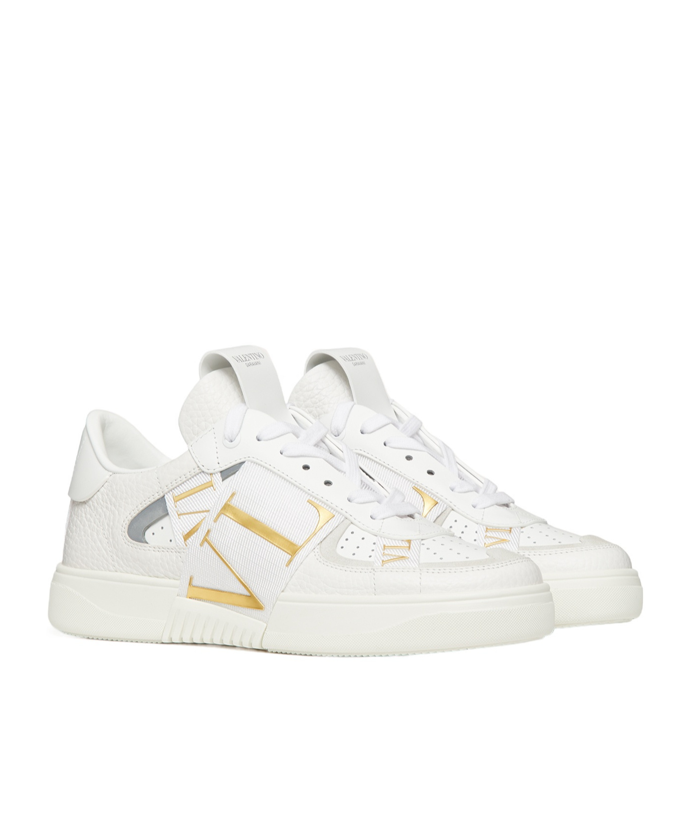 VALENTINO GARAVANI CALFSKIN VL7N SNEAKER WITH BANDS