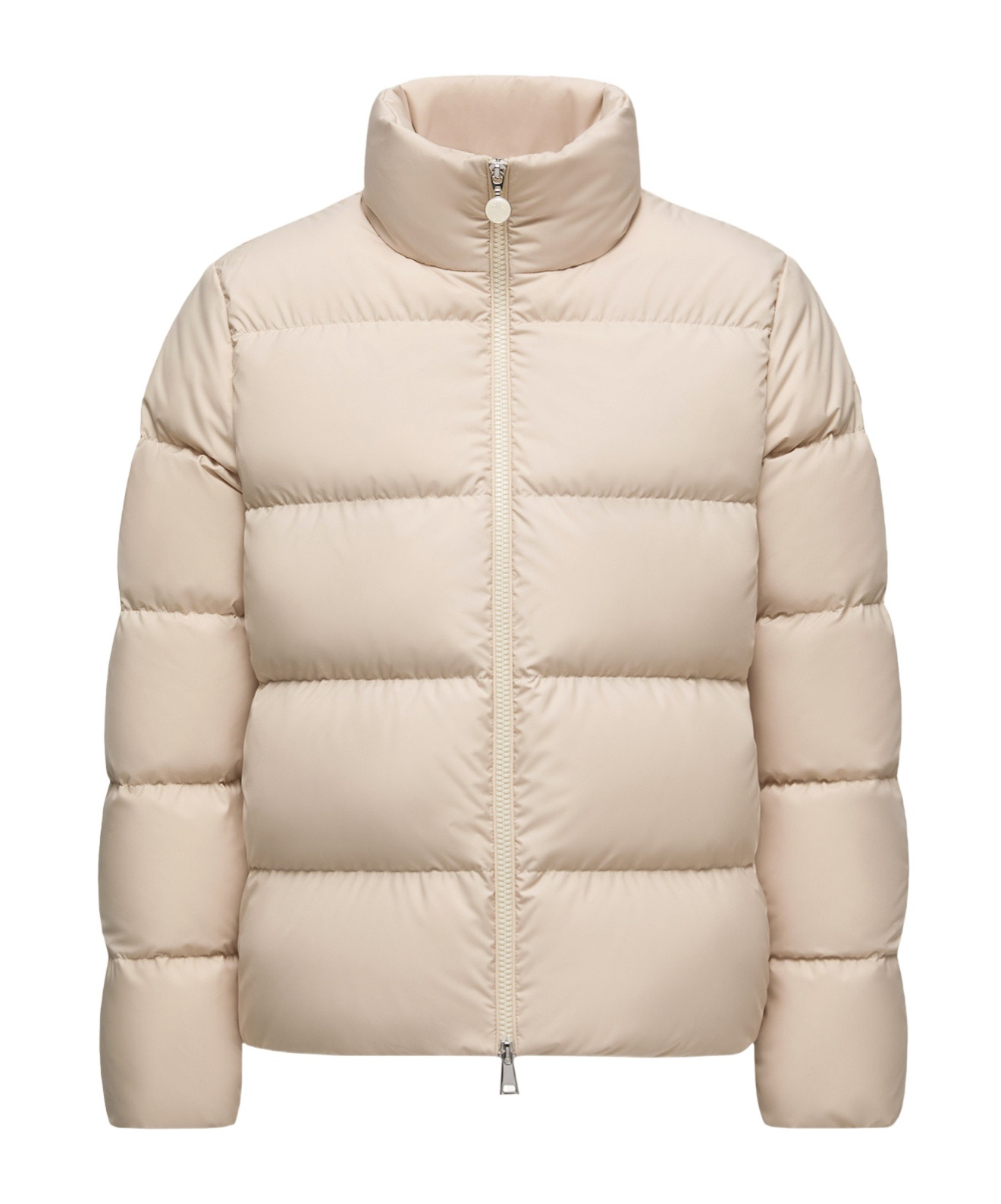 Moncler Mauzun Long-sleeved Down Jacket In Neutral