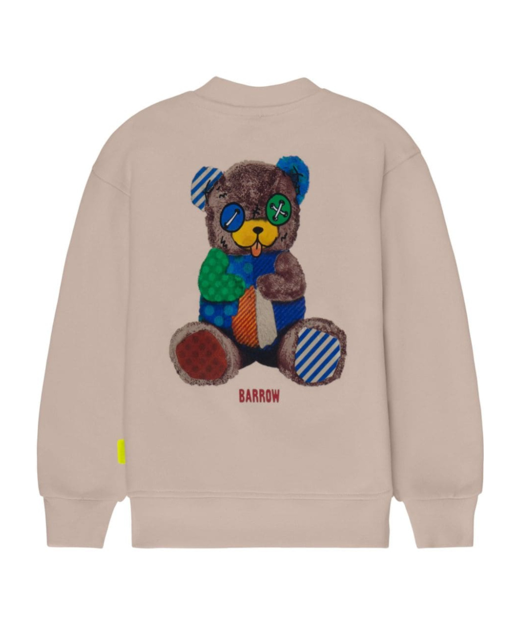 Barrow Slogan-print Sweatshirt In Nude