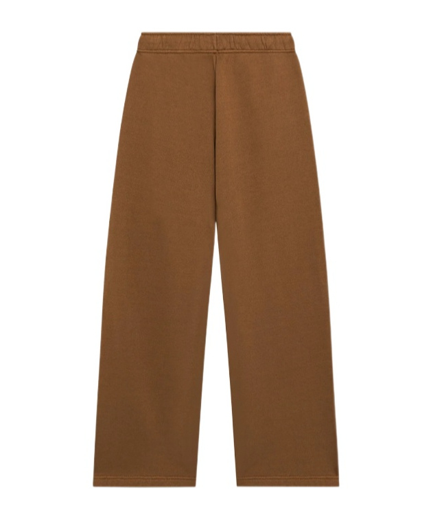 Autry Elastic Waistband Relaxed Fit Side Pockets Trousers In Brown