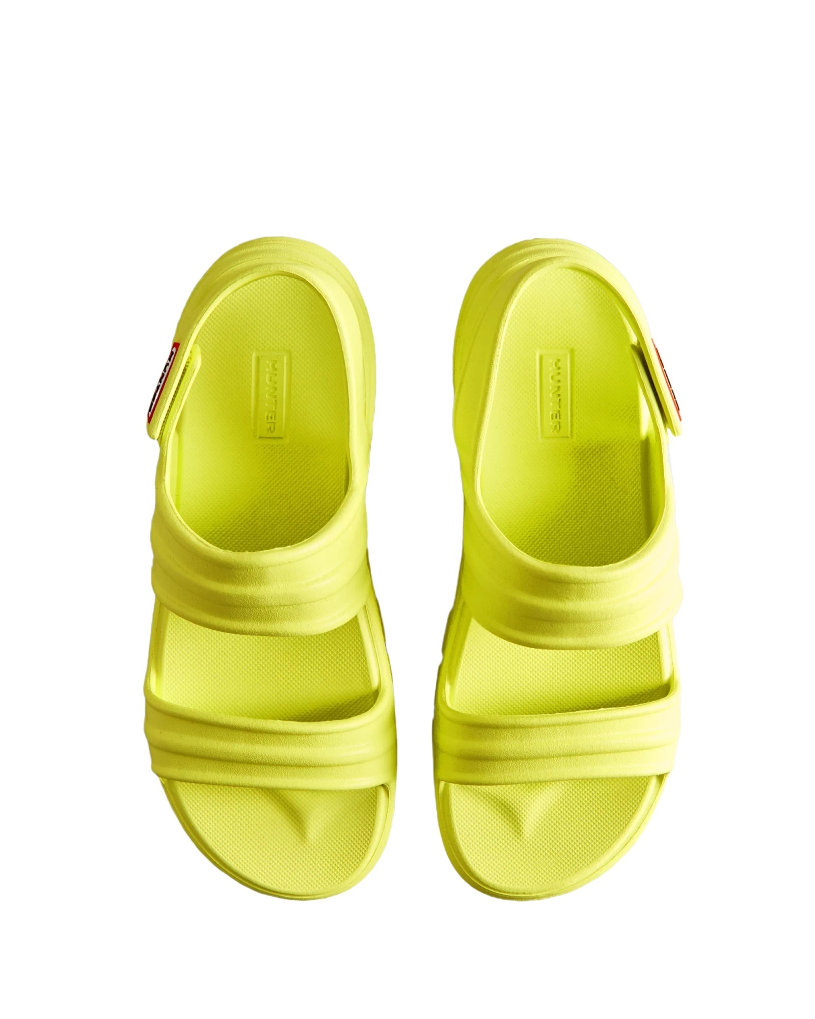 Hunter Logo Sandals In Green