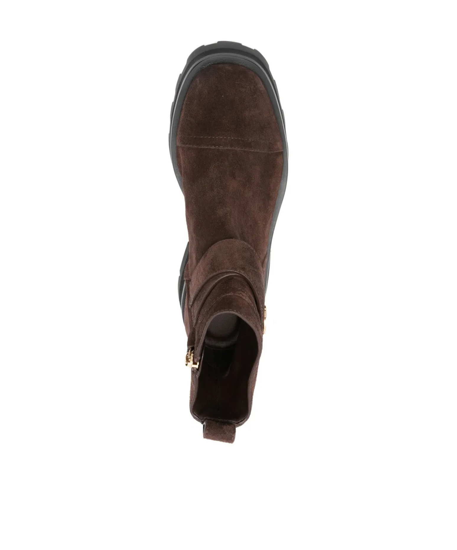 Jimmy Choo 45mm Meena Flat Suede Ankle Boots In Brown