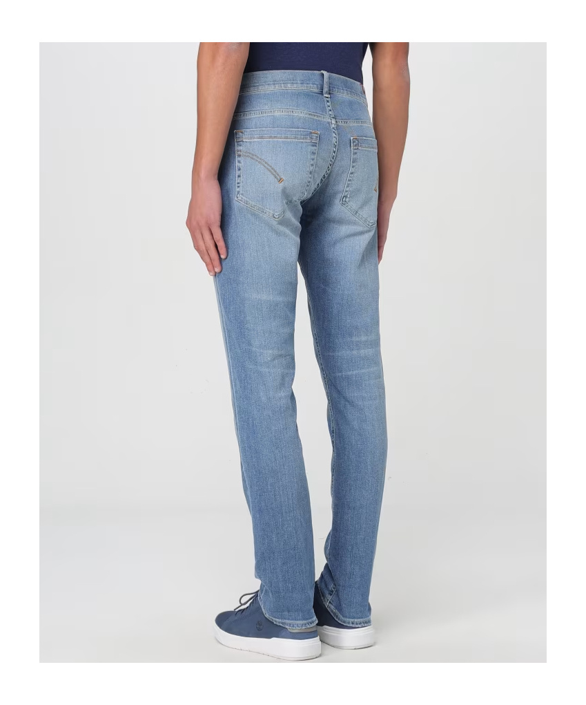 Dondup Five-pocket Denim Trousers In Blue