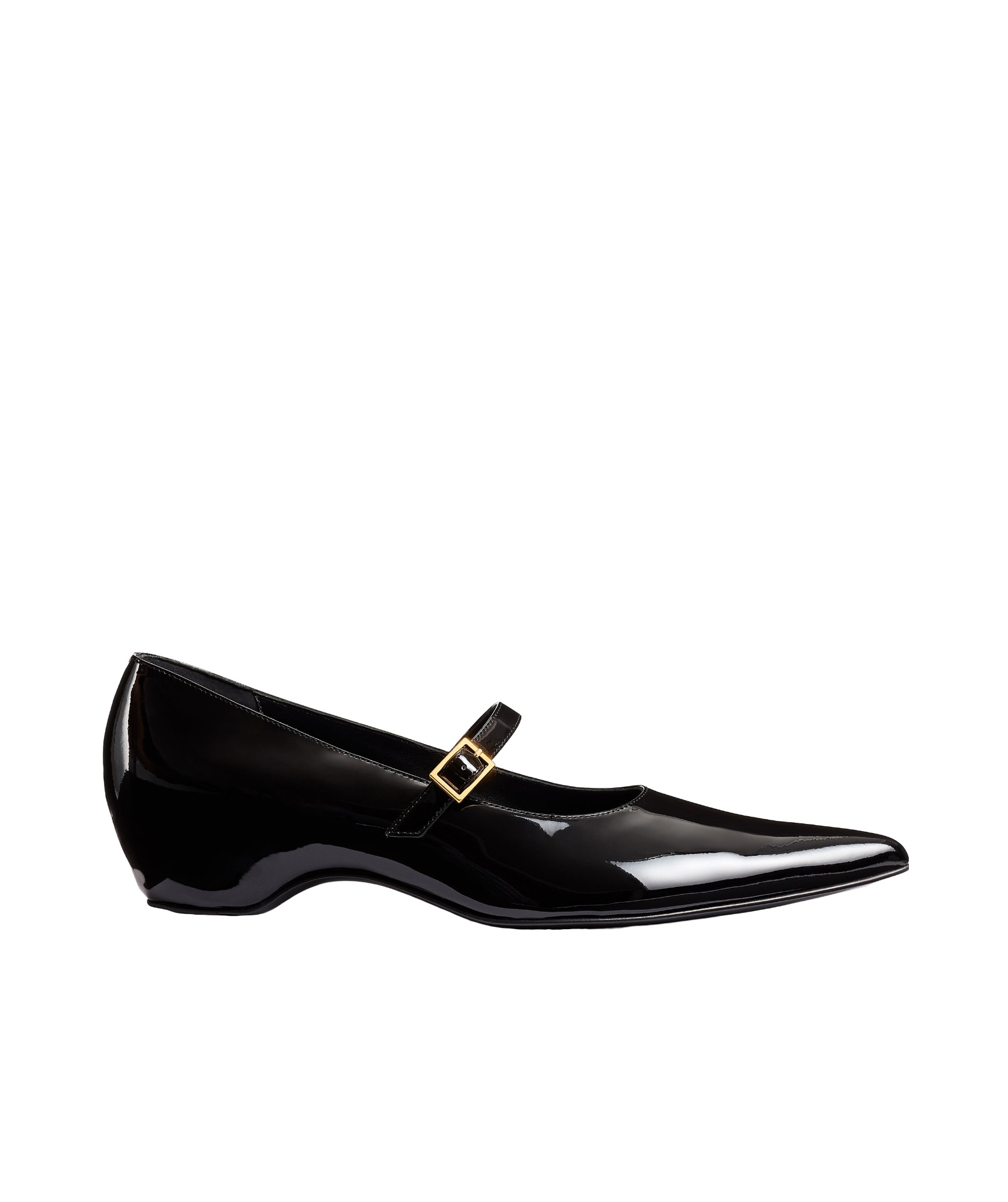 Khaite Black Sybil Mary Jane Ballerina Flats In Black