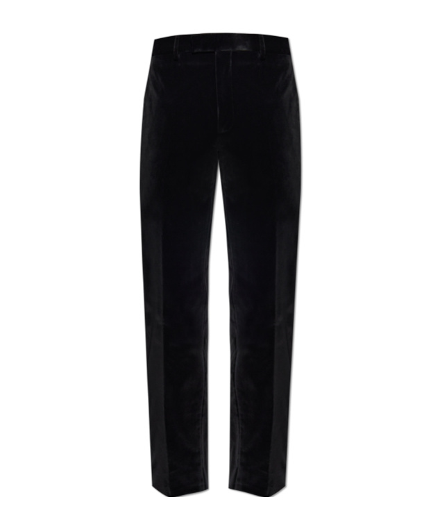 Etro Patterned-jacquard Slim-cut Jeans In Black