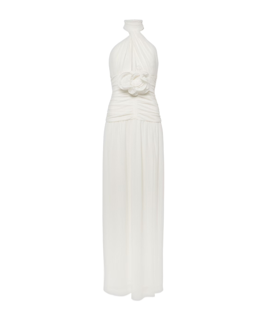 Rebecca Vallance Guinevere Floral-appliqué Gown In White