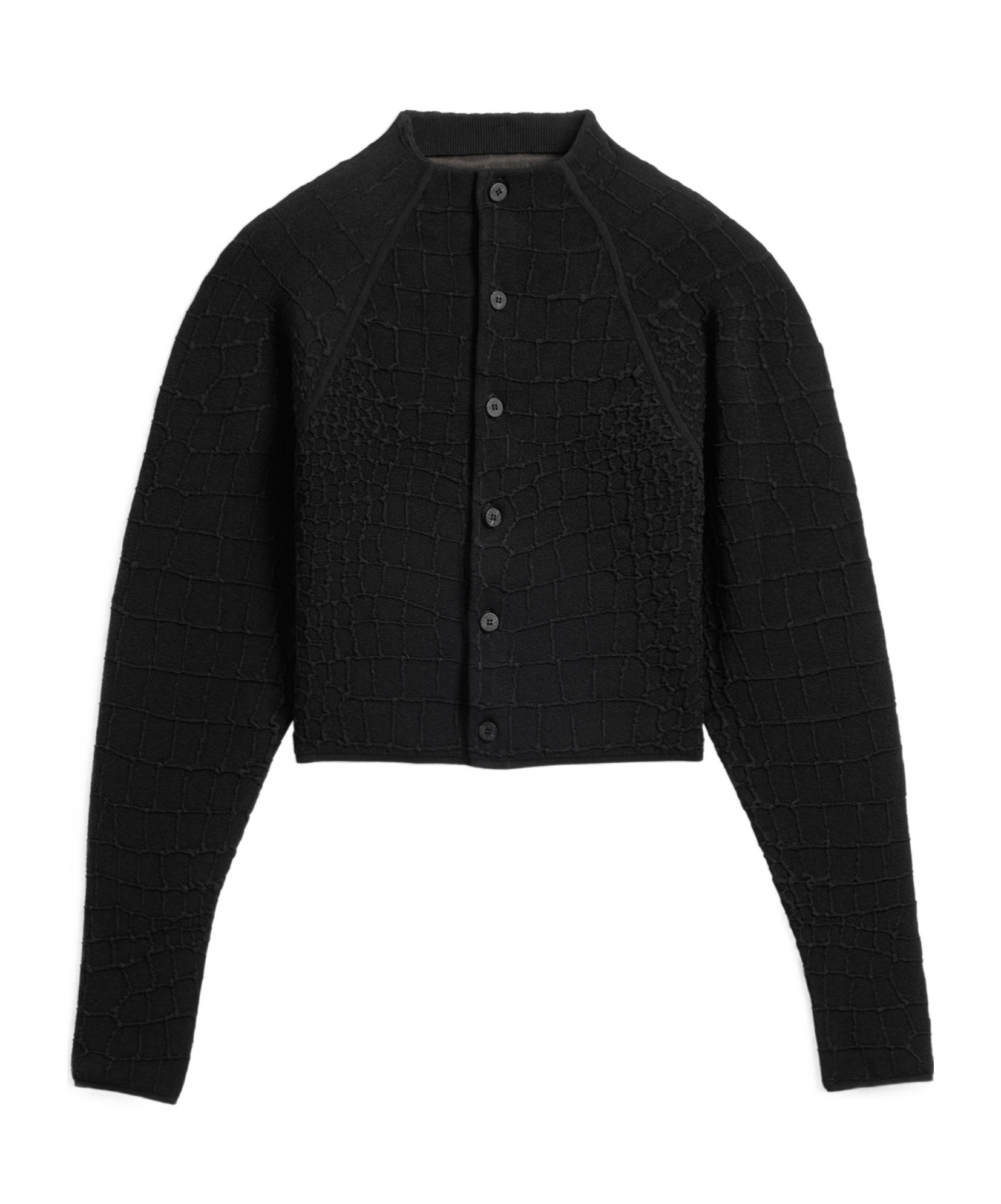 Jacquemus Long Sleeve Cardigan In Black