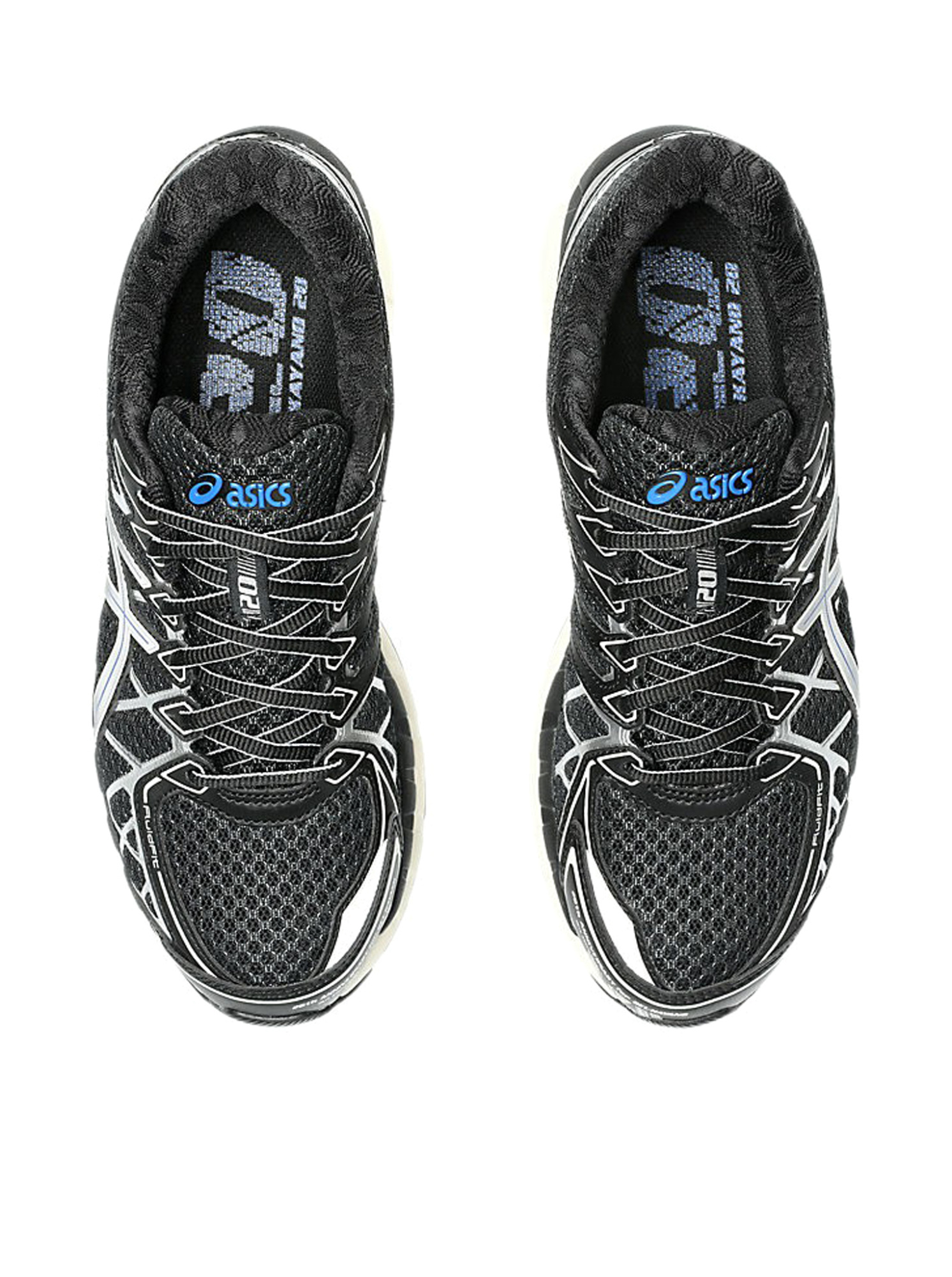 Asics Black Gel-kayano 20 Sneakers In Multicolor