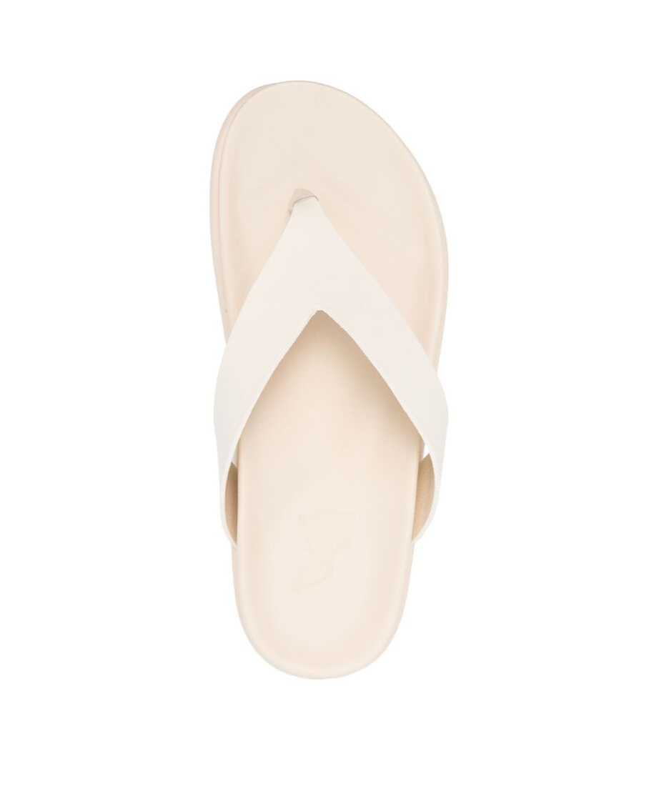 Shop Ancient Greek Sandals Round-headed Sandals With Platform Soles In Nude