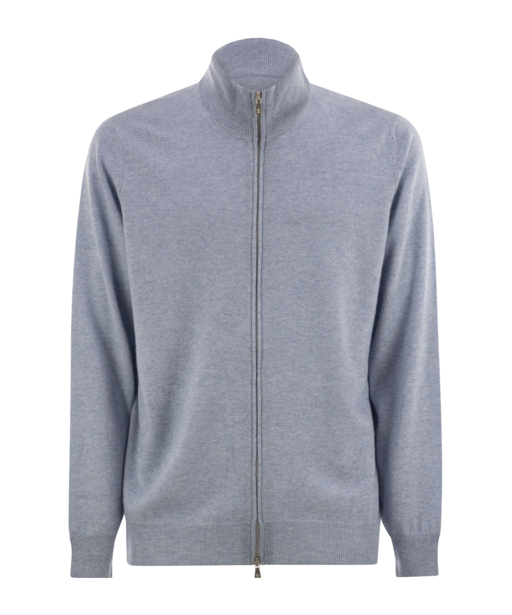 Brunello Cucinelli High-necked Cashmere Cardigan With Zip