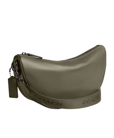 Shop Coach Hall Soft Sling Bag In Green