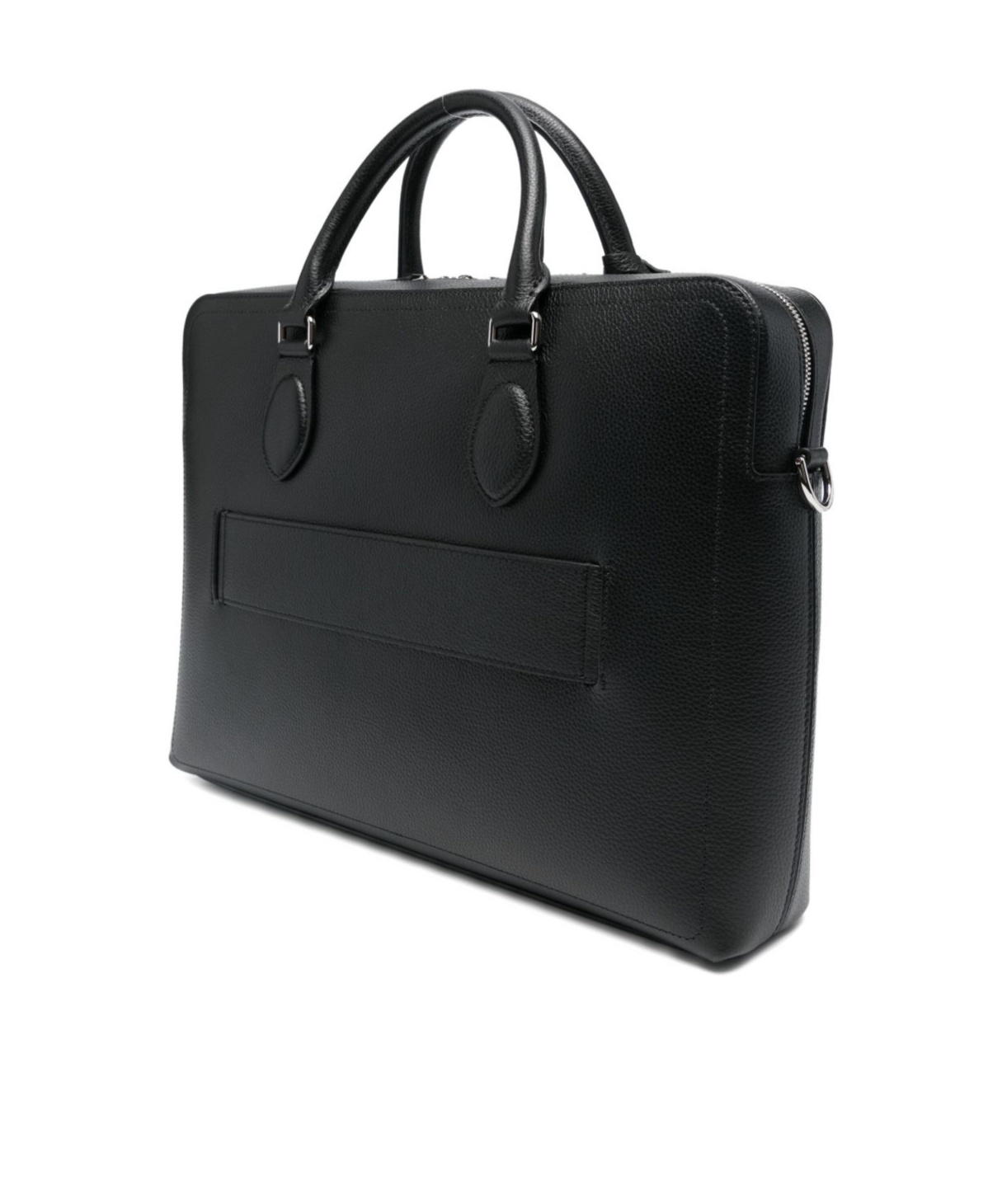 Bally Capitol Leather Top-handle Briefcase In Black