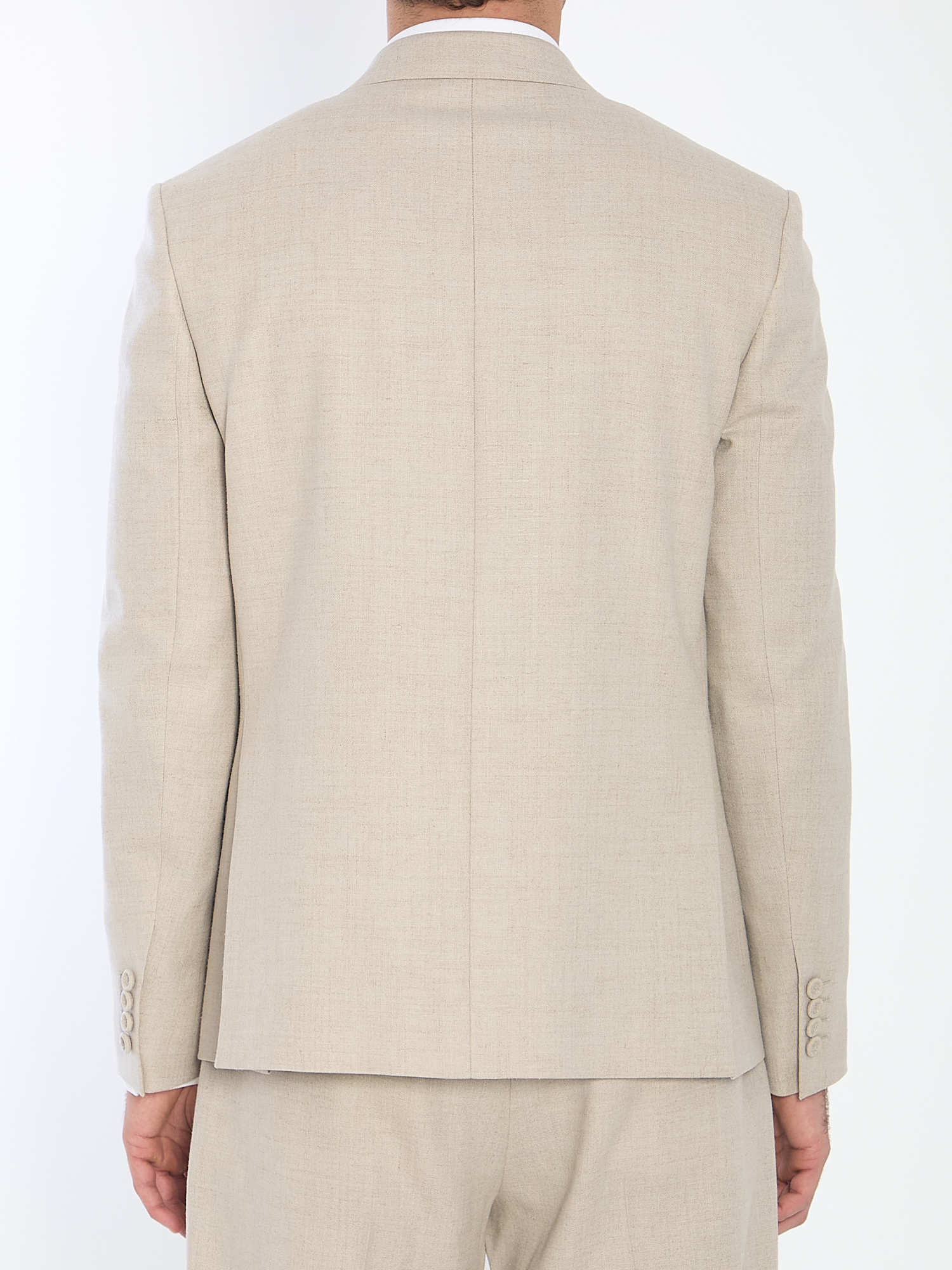 Dior Single Breasted Blazer In Nude