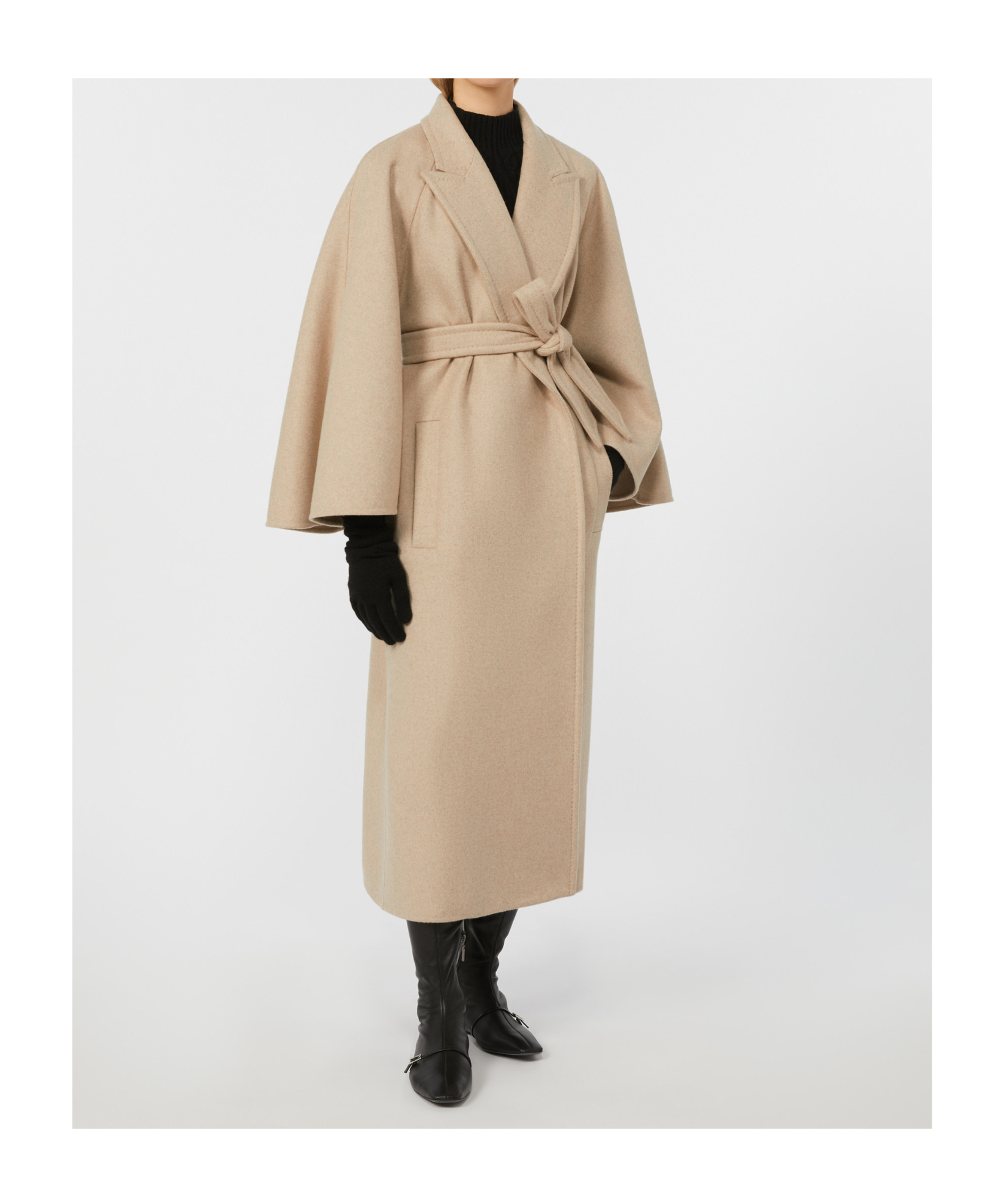 Max Mara Cashmere, Camel And Wool Coat In Brown