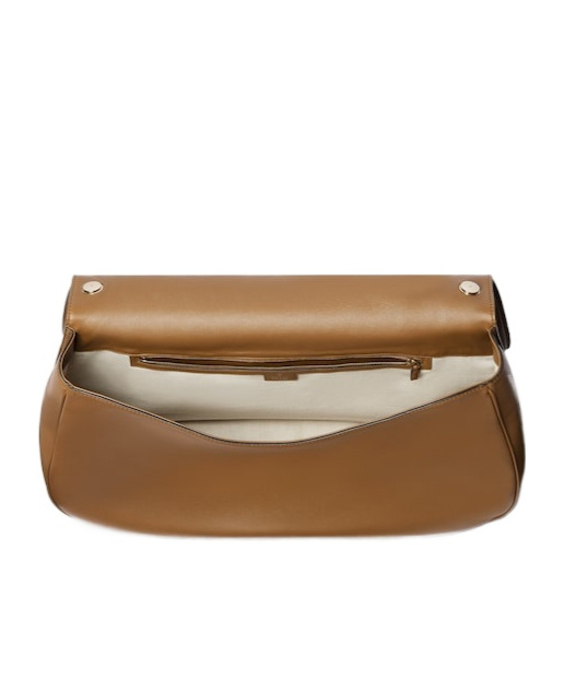 Gucci Large Blondie Handbag In Brown