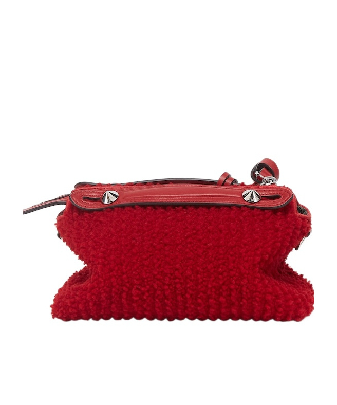 Fendi By The Way Soft Mini Shoulder Bag In Red
