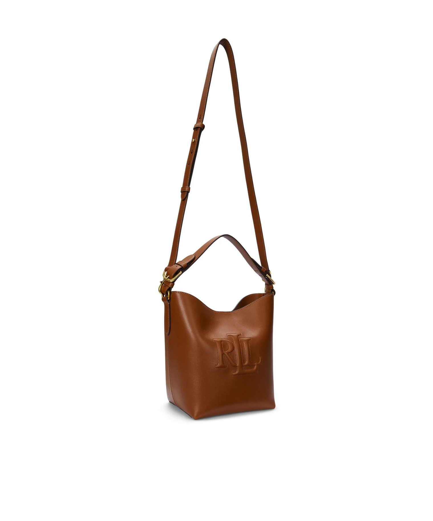 Polo Ralph Lauren Single Handle Shoulder Bag In Brown