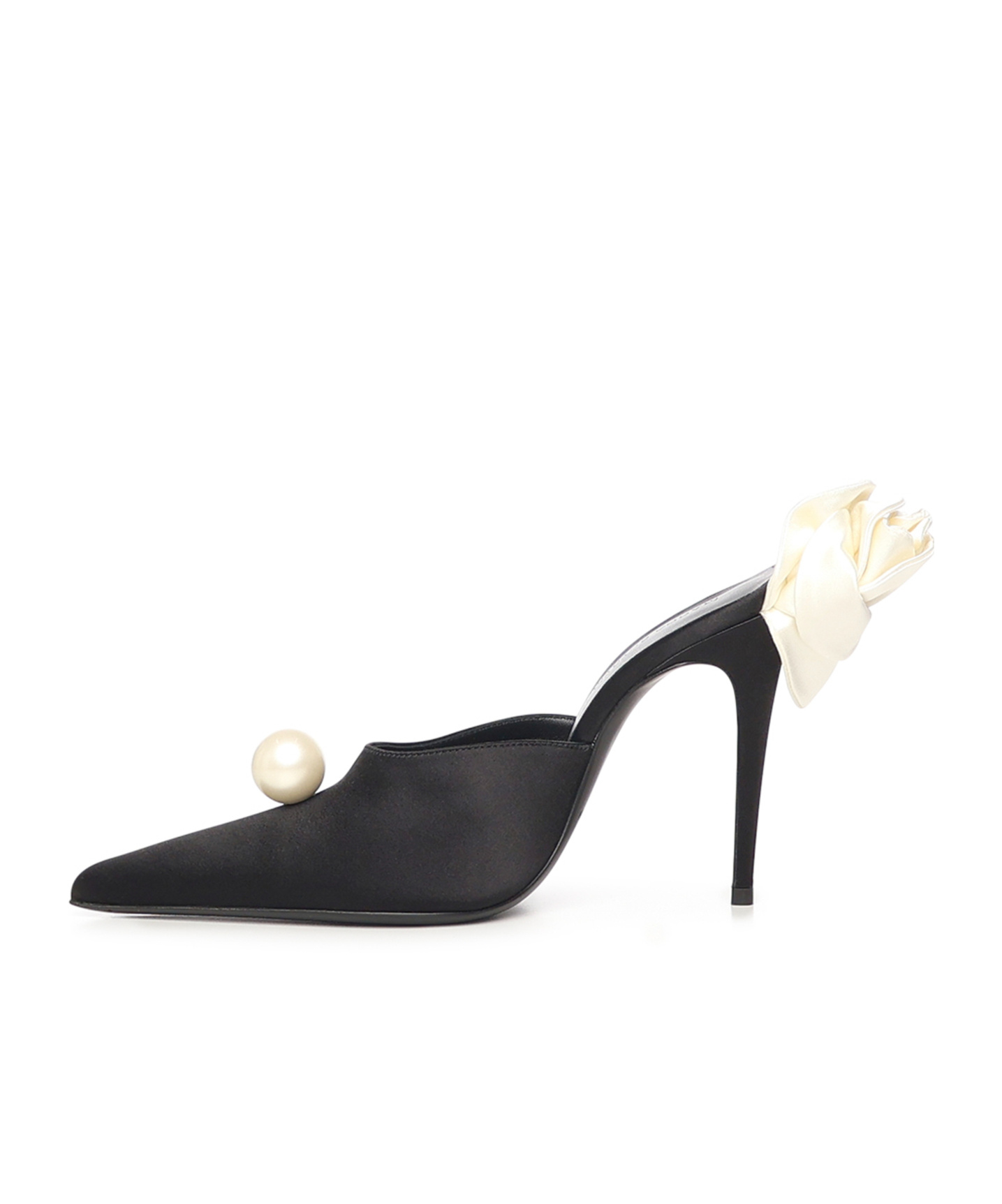 Magda Butrym Pearl-embellished Sandals In Black