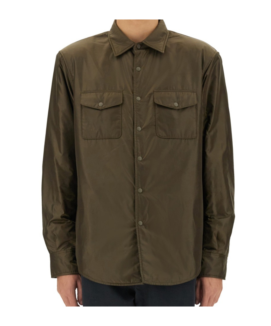 Aspesi Camicia 13 Piu Casual Jacket In Green