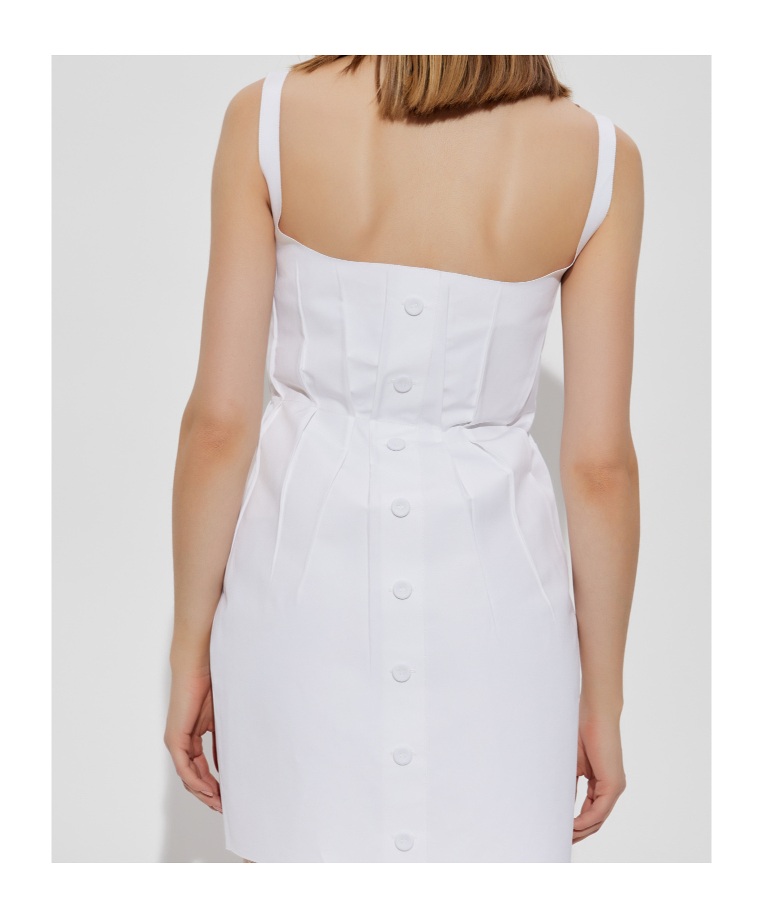 Marni Sleeveless Straight-hem Midi Dress In White