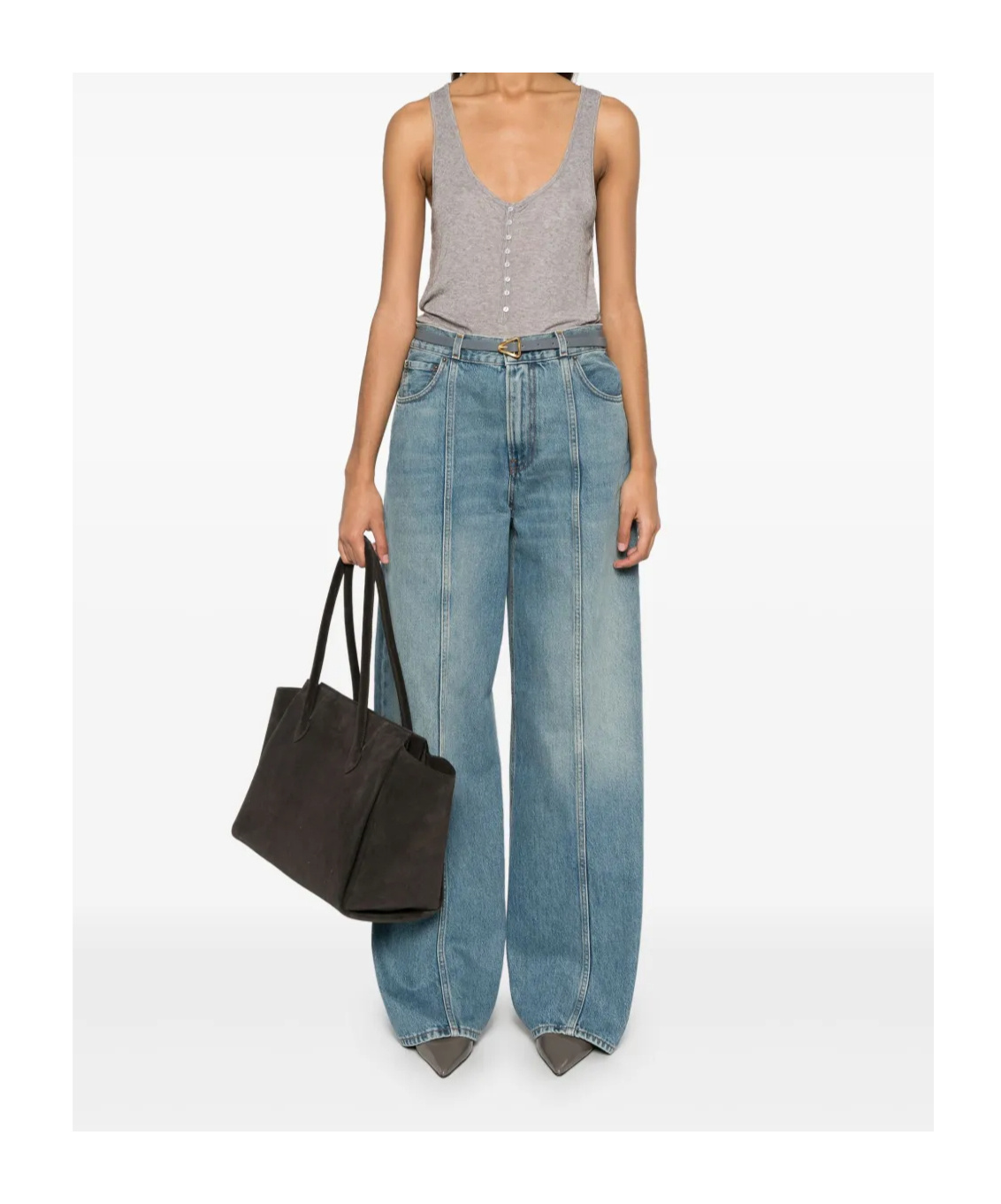 HAIKURE PEACE WIDE-LEG JEANS