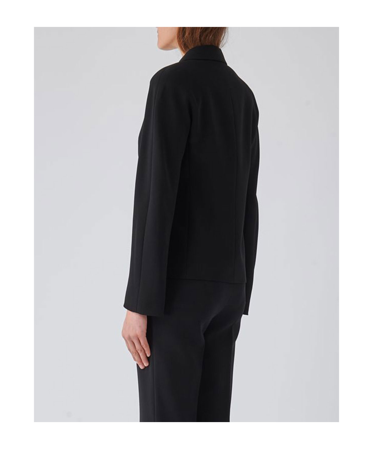 Max Mara Single-breasted Suit Jacket In Black