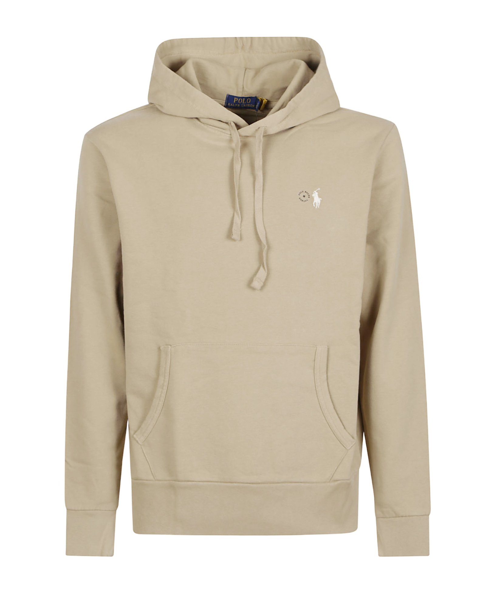 Polo Ralph Lauren Loopback Fleece Hoodie In Neutral