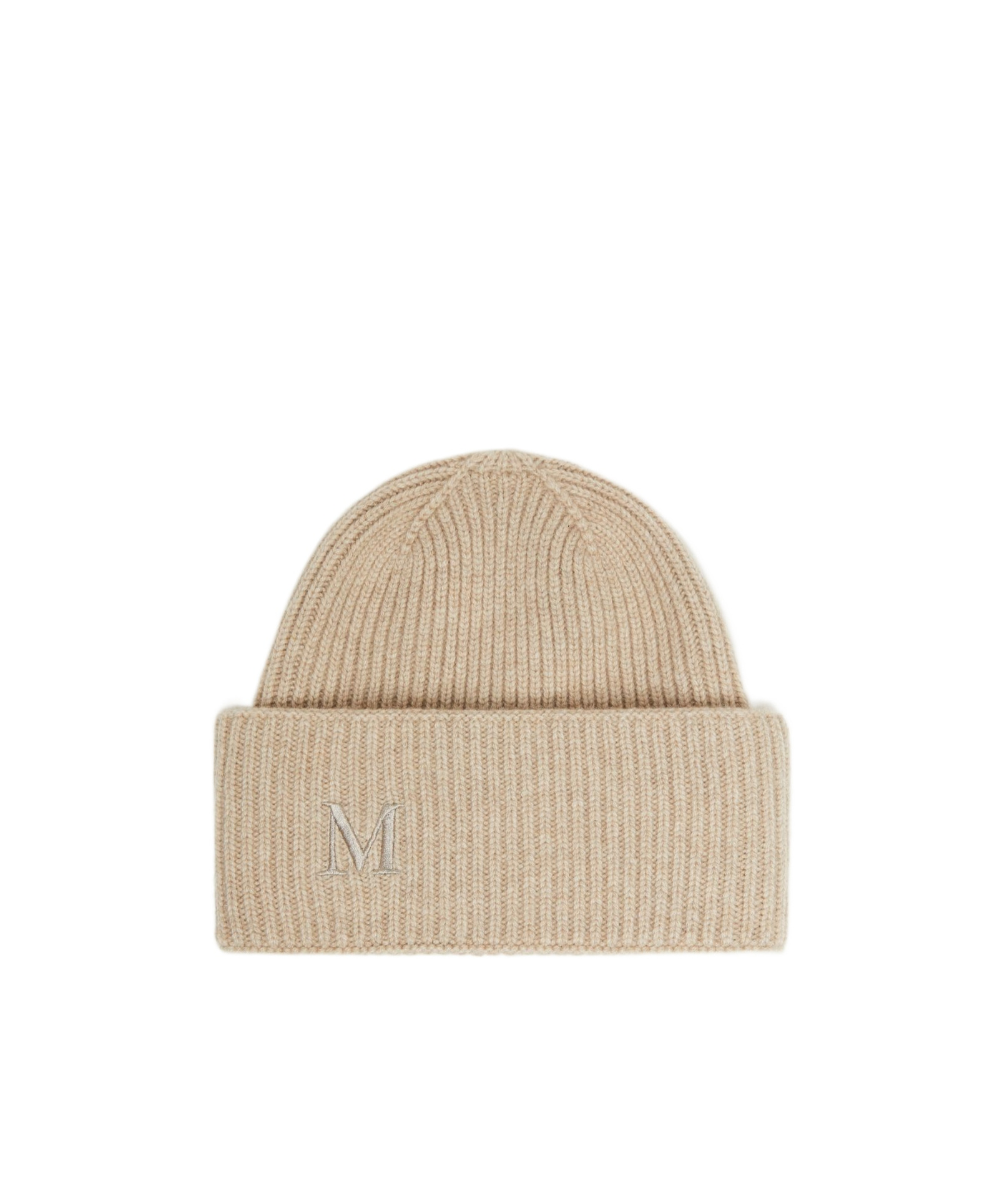 Max Mara Logo Hat In Nude