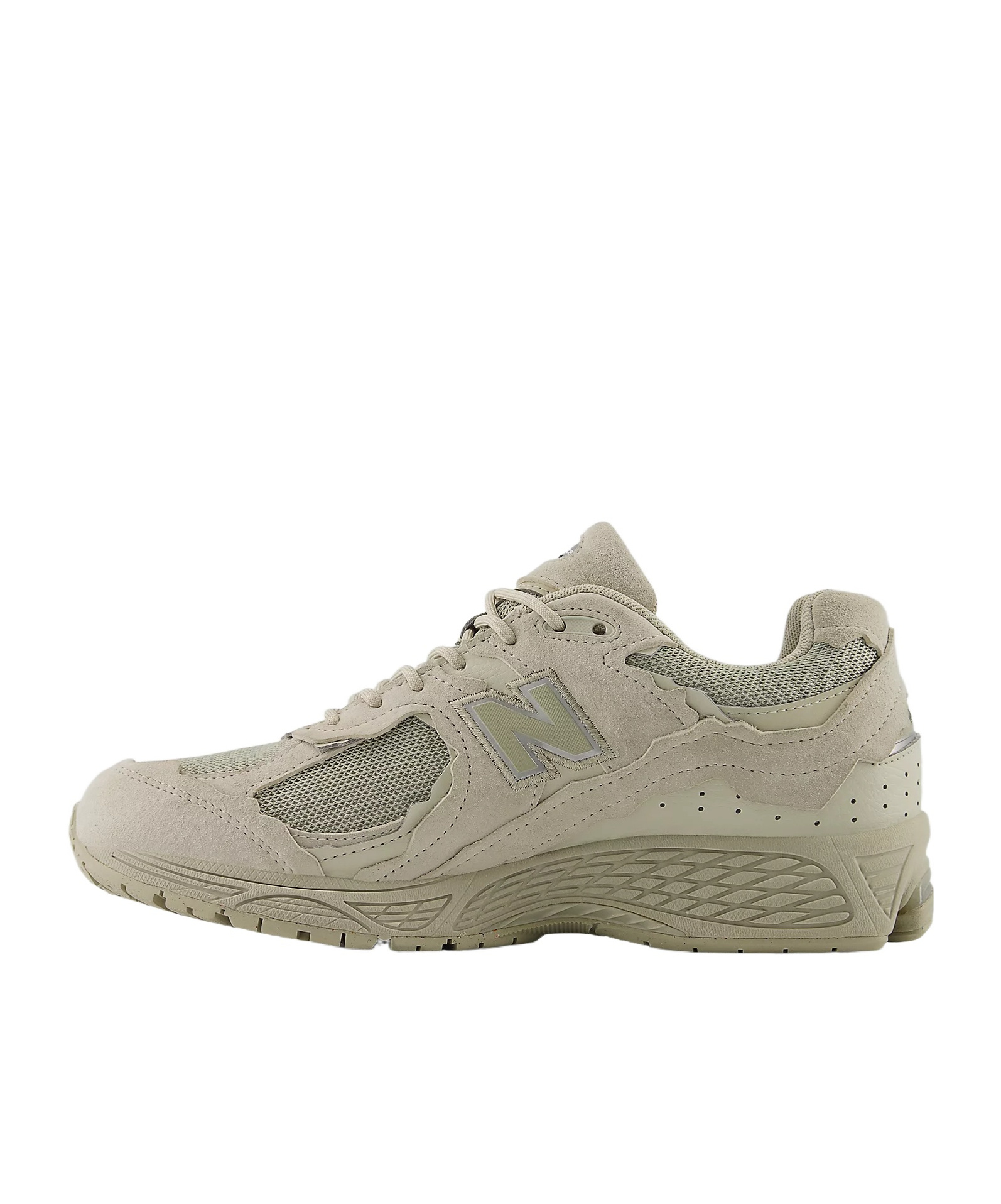 New Balance Sand Suede And Mesh 2002dx Protection Pack Sneakers In White