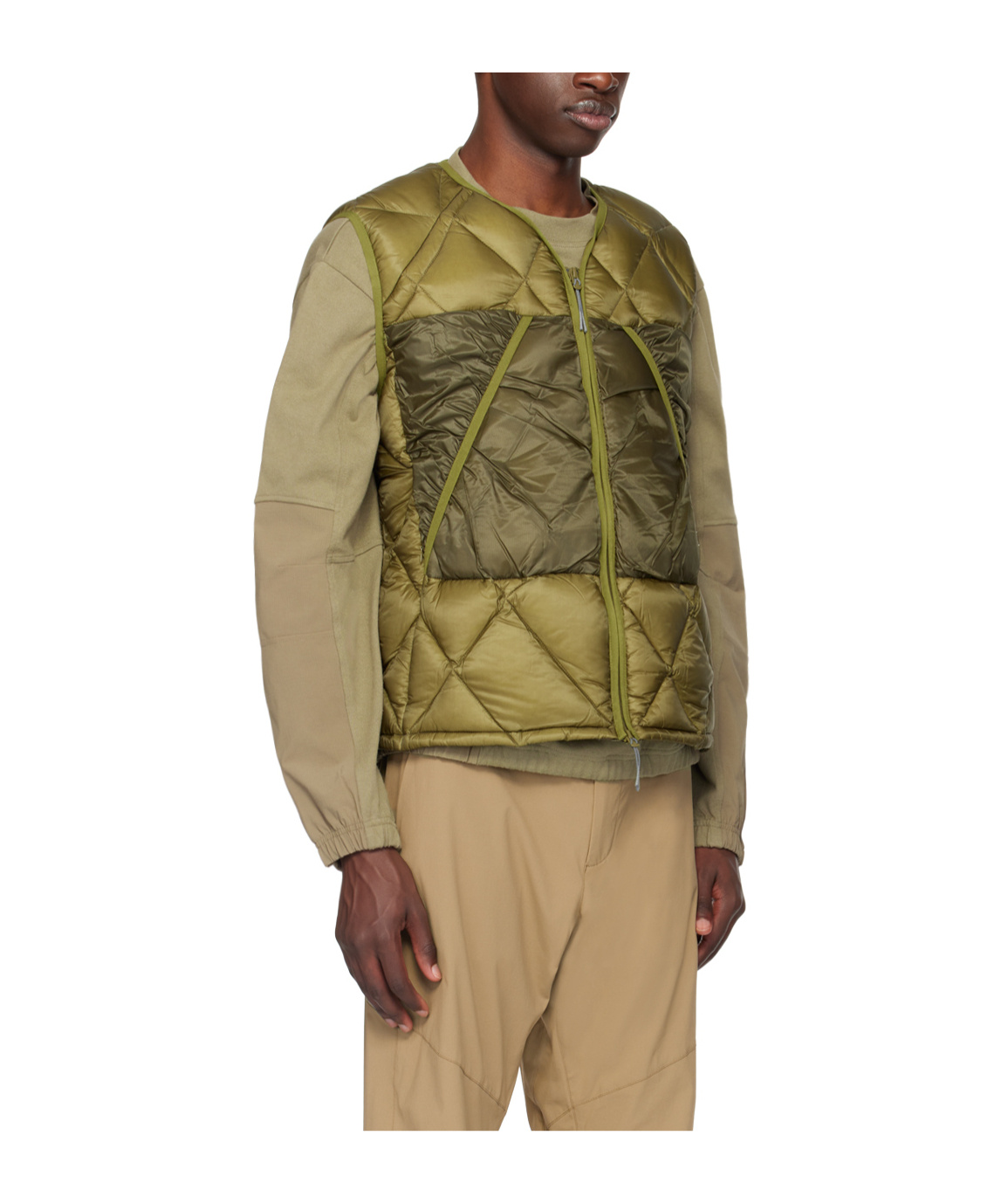 Roa Lightweight Down Vest In Green