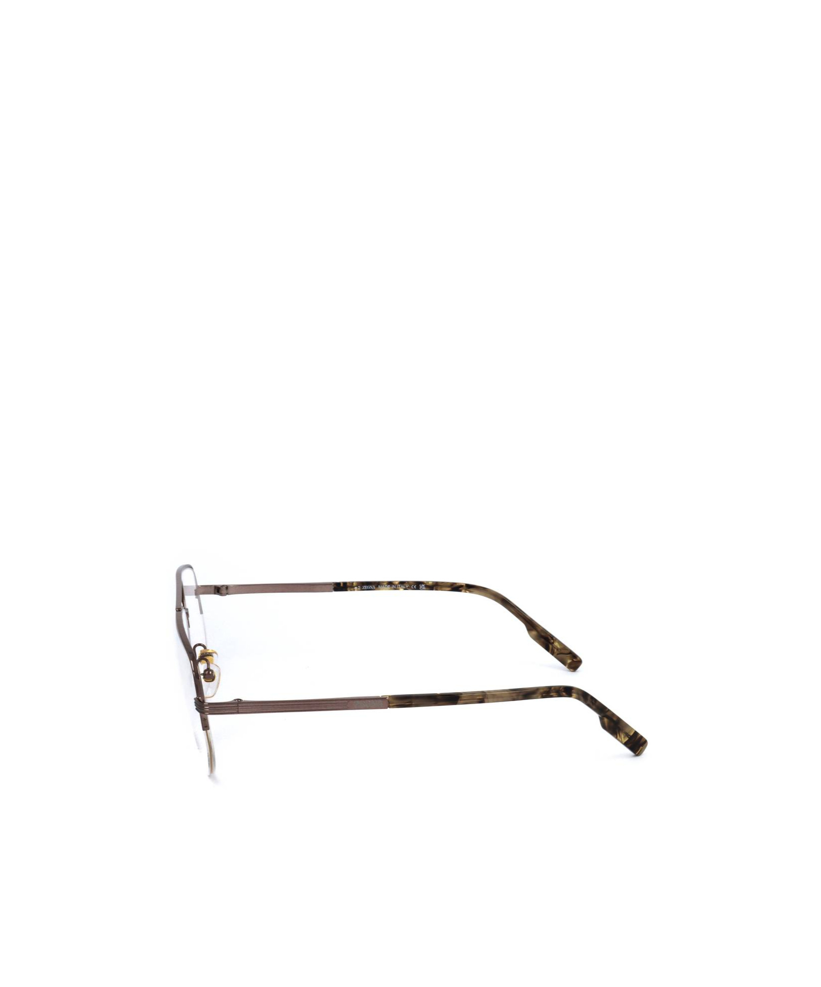 Zegna Semi-frameless Plain Mirror In Gold