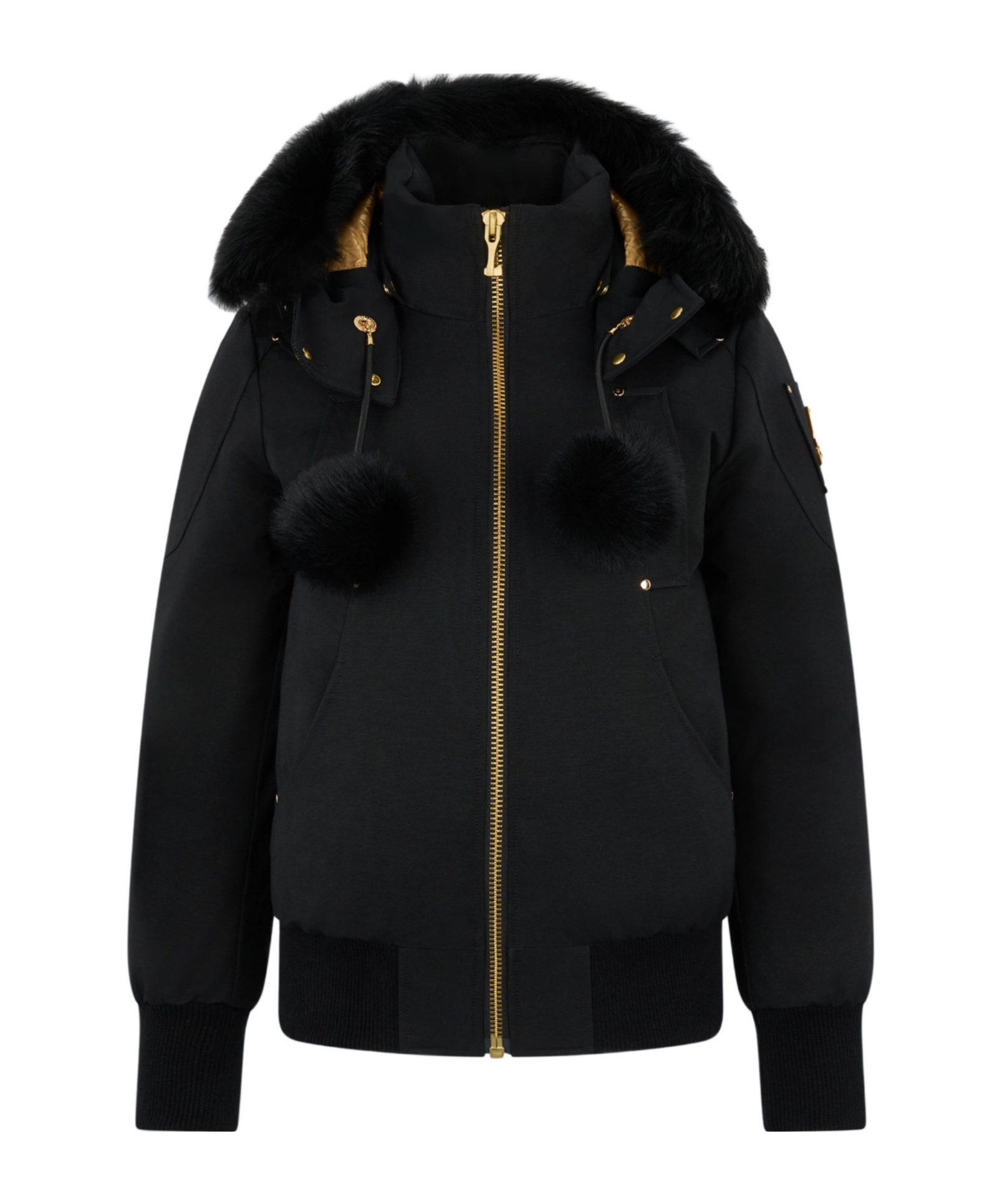 Moose Knuckles Sainte Flavie Down Jacket In Black