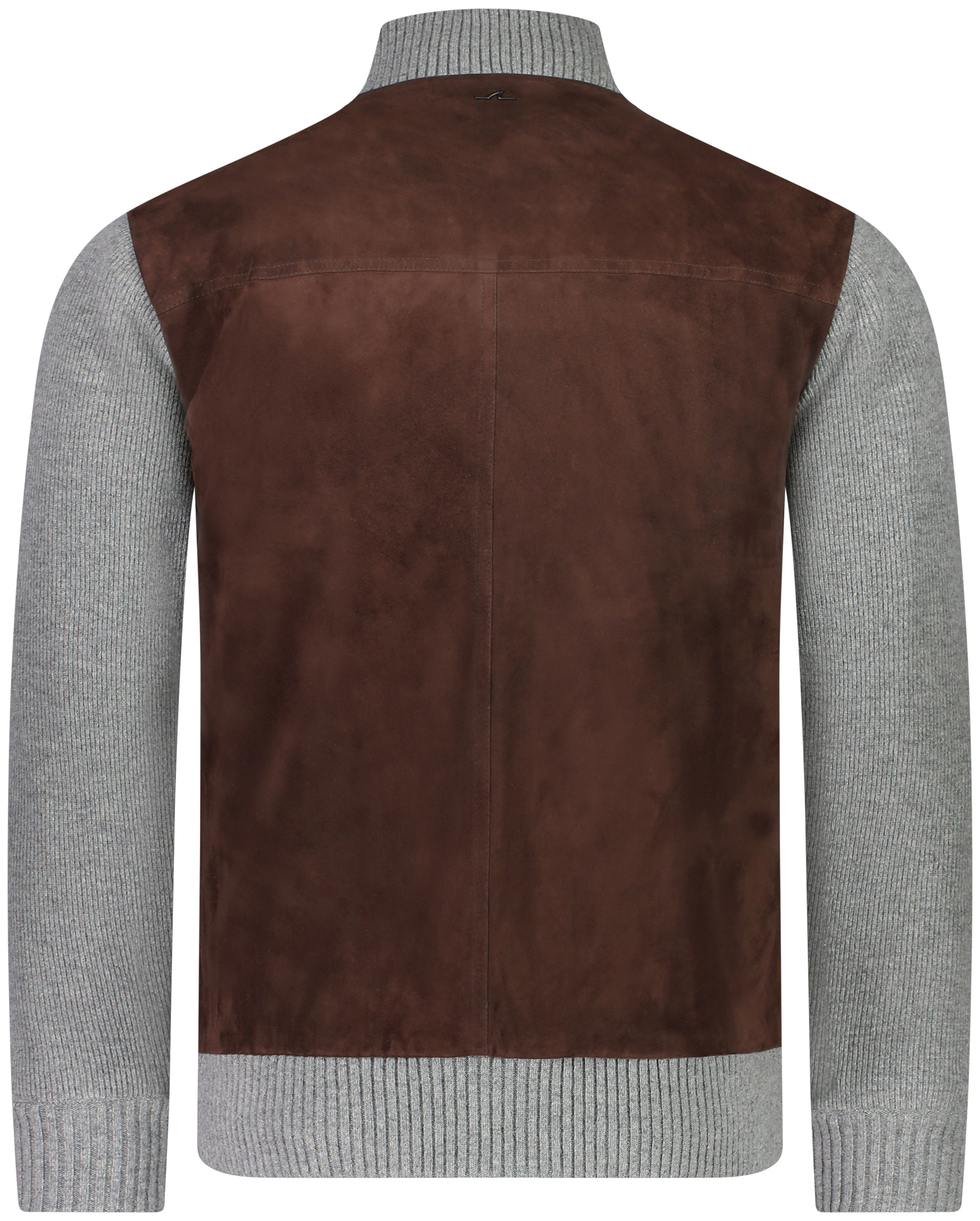 Shop Paul & Shark Zippered Knitted Cardigan In Black