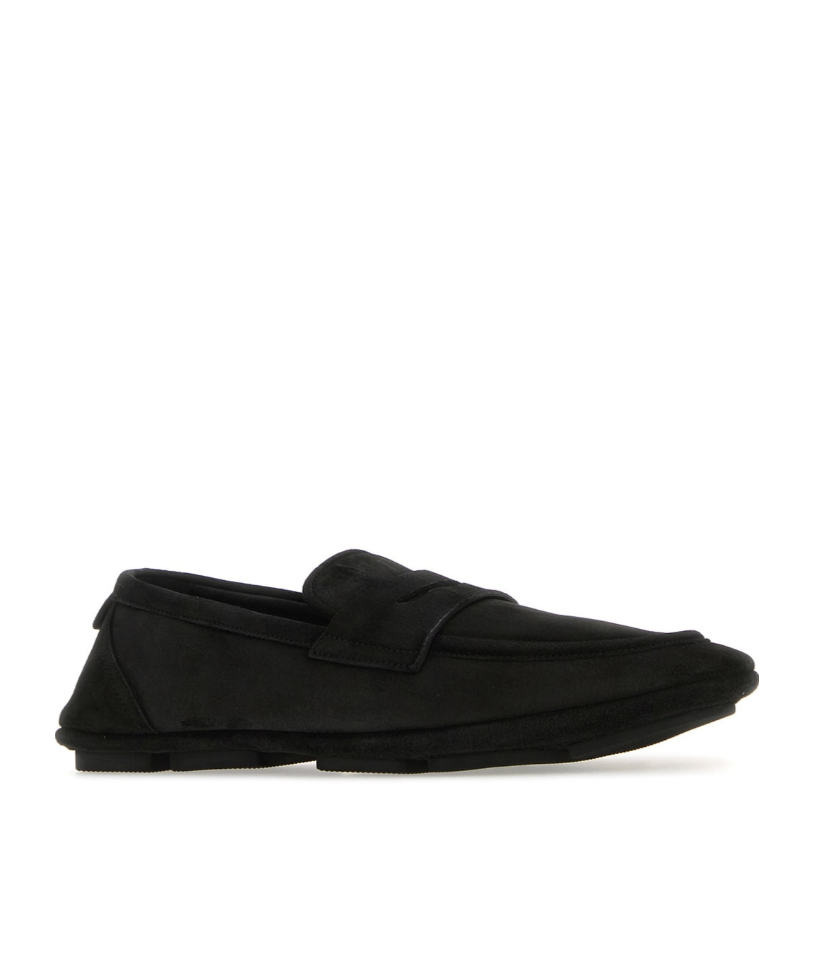 Dolce & Gabbana Dolce&gabbana Black Suede Loafer In Black