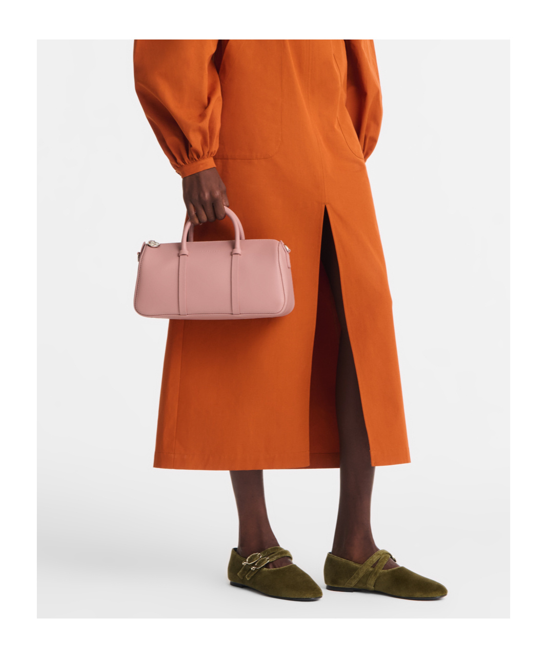 Longchamp Medium Daylong Top-handle Tote Bag In Pink