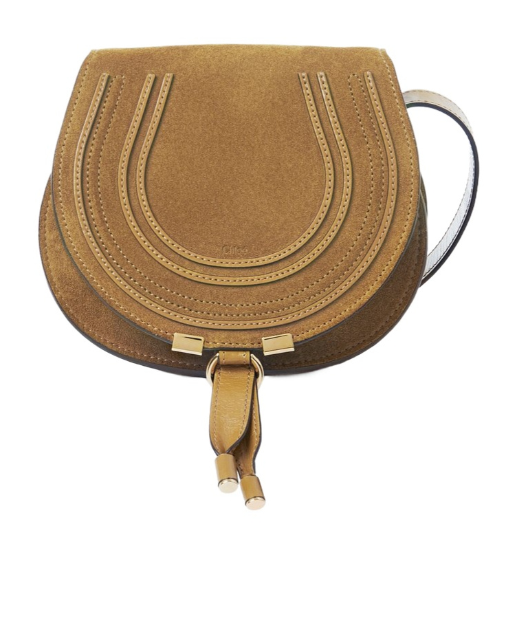 Chloé Small Flap Shoulder Bag In Brown