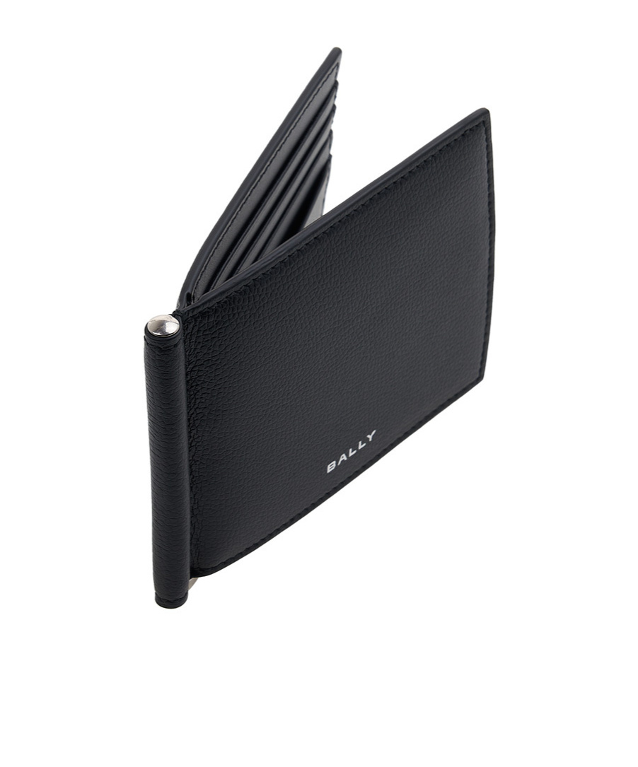 Shop Bally Double-fold Wallet In Black