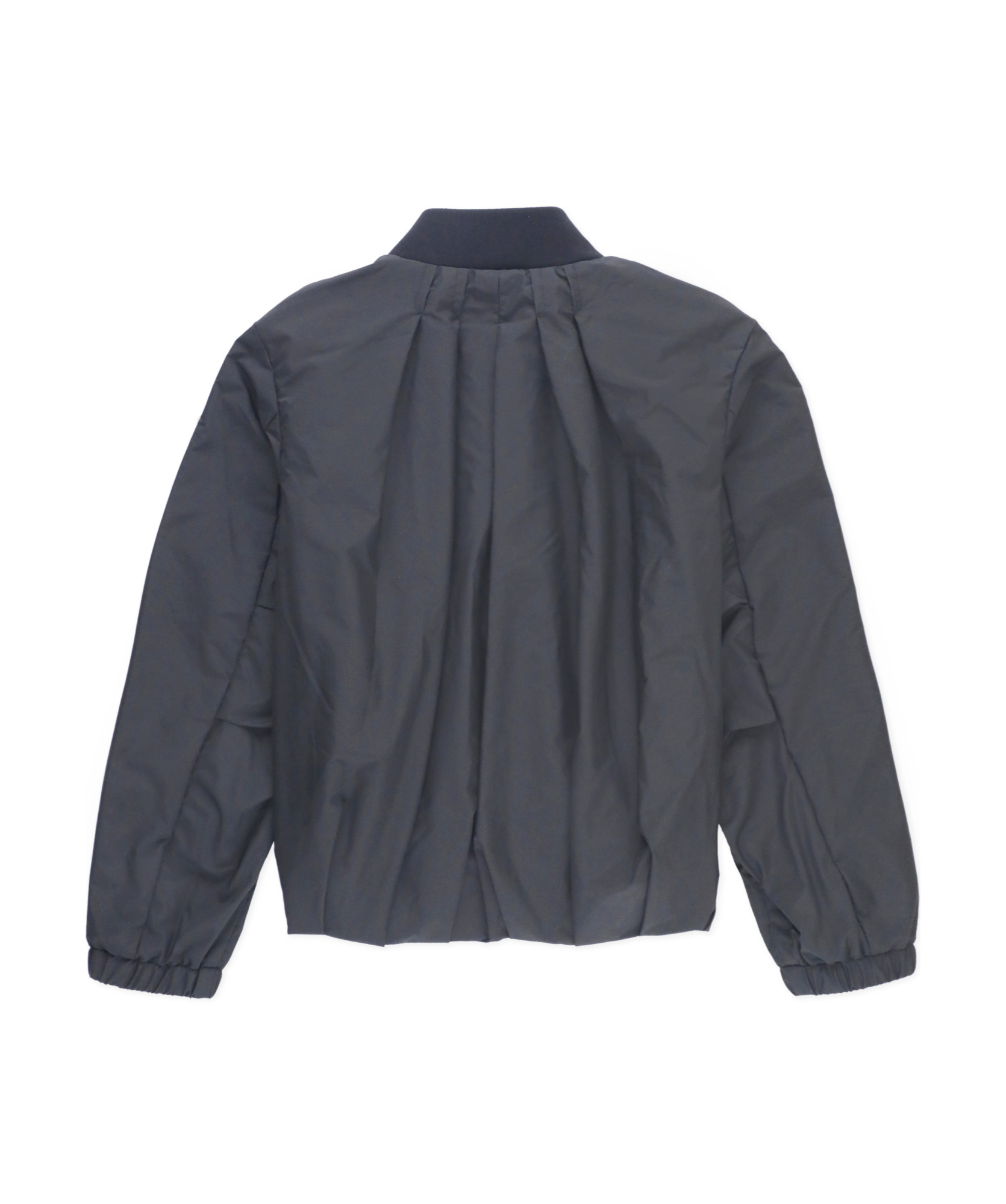 Moncler Long-sleeved Casual Jacket In Black