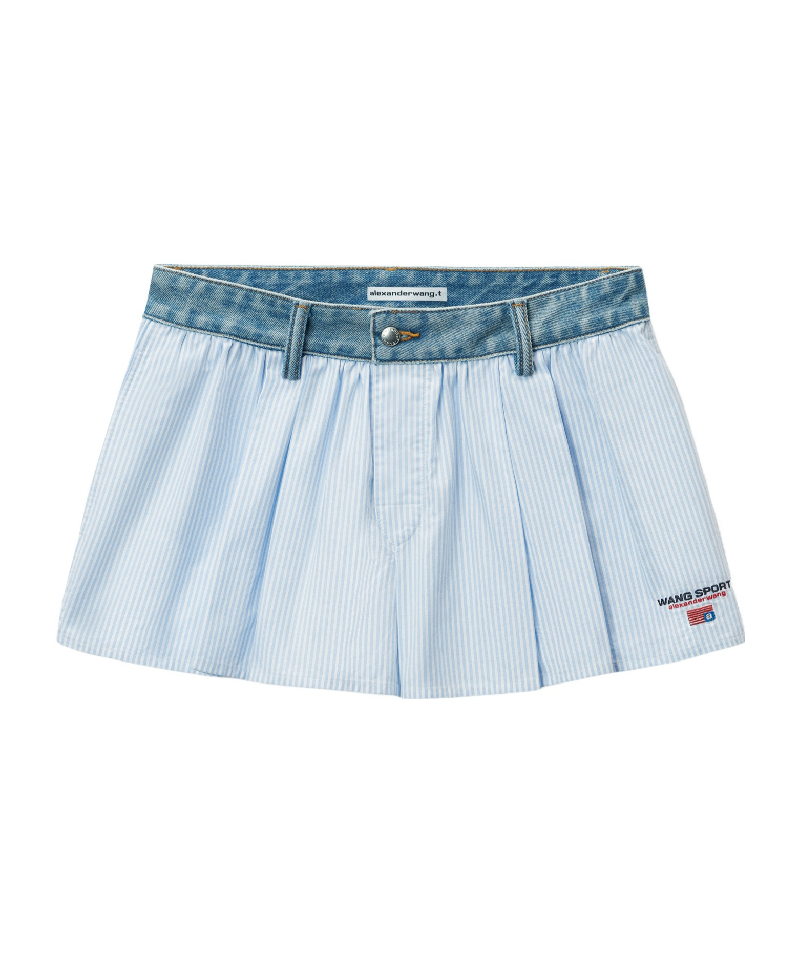 Alexander Wang T T By Alexander Wang Boxer Shorts In Blue