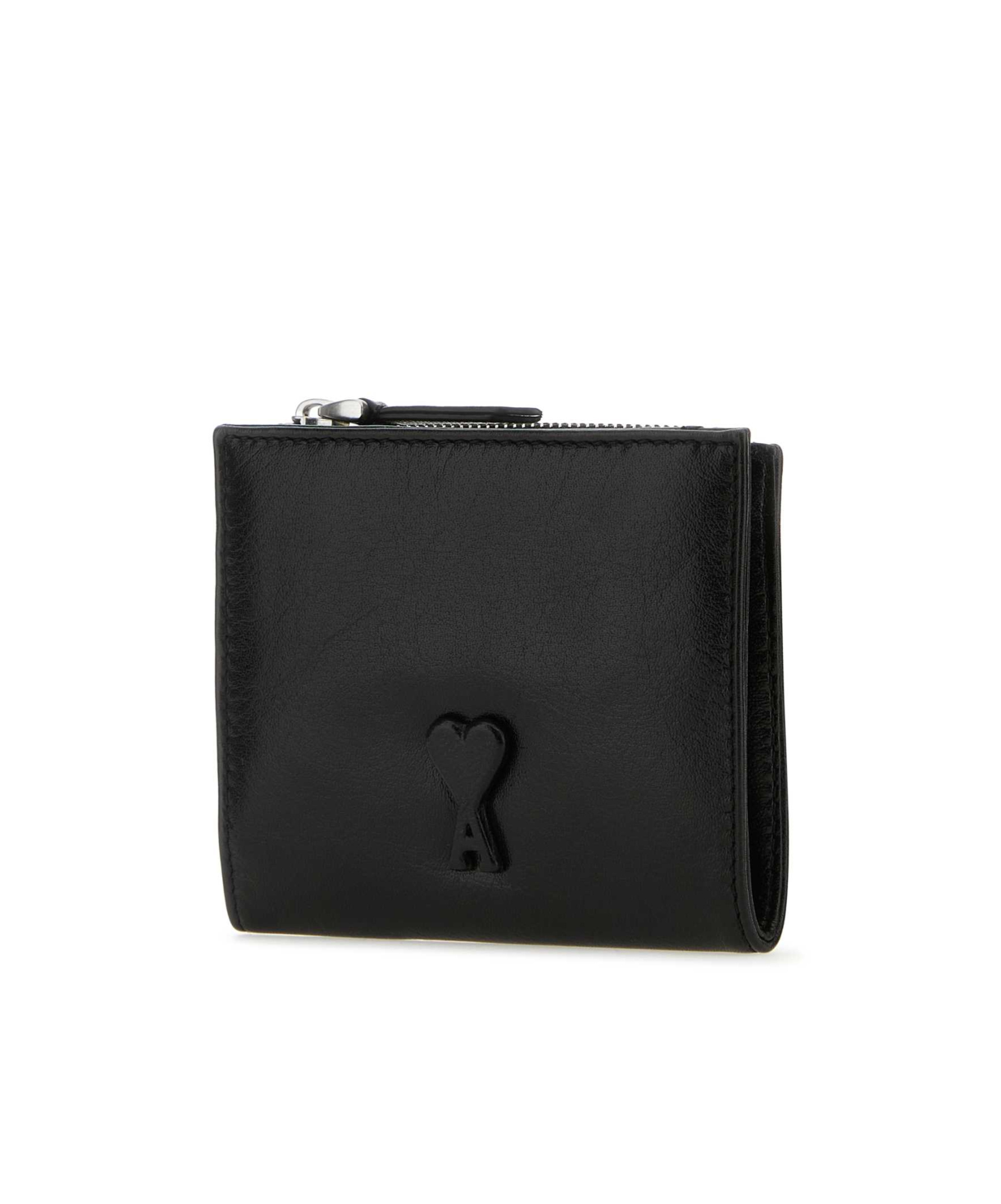 Ami Alexandre Mattiussi Ami Zipped Bi-fold Wallet In Black