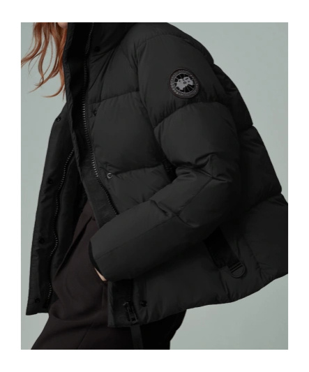 Canada Goose Down Water-resistant Junction Parka In Black