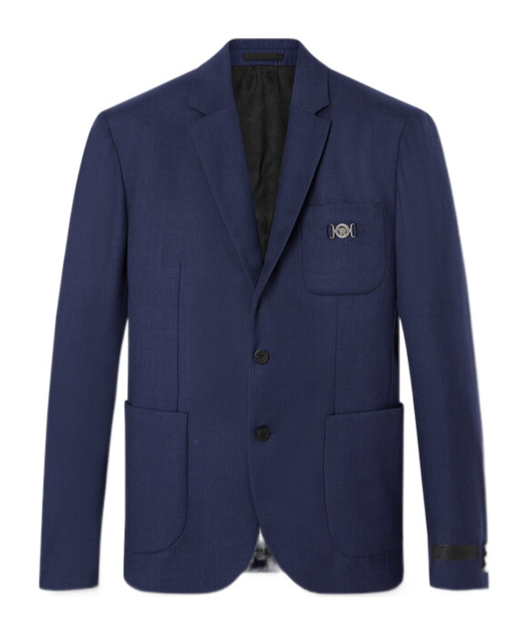 Versace Formal Jacket In Blue