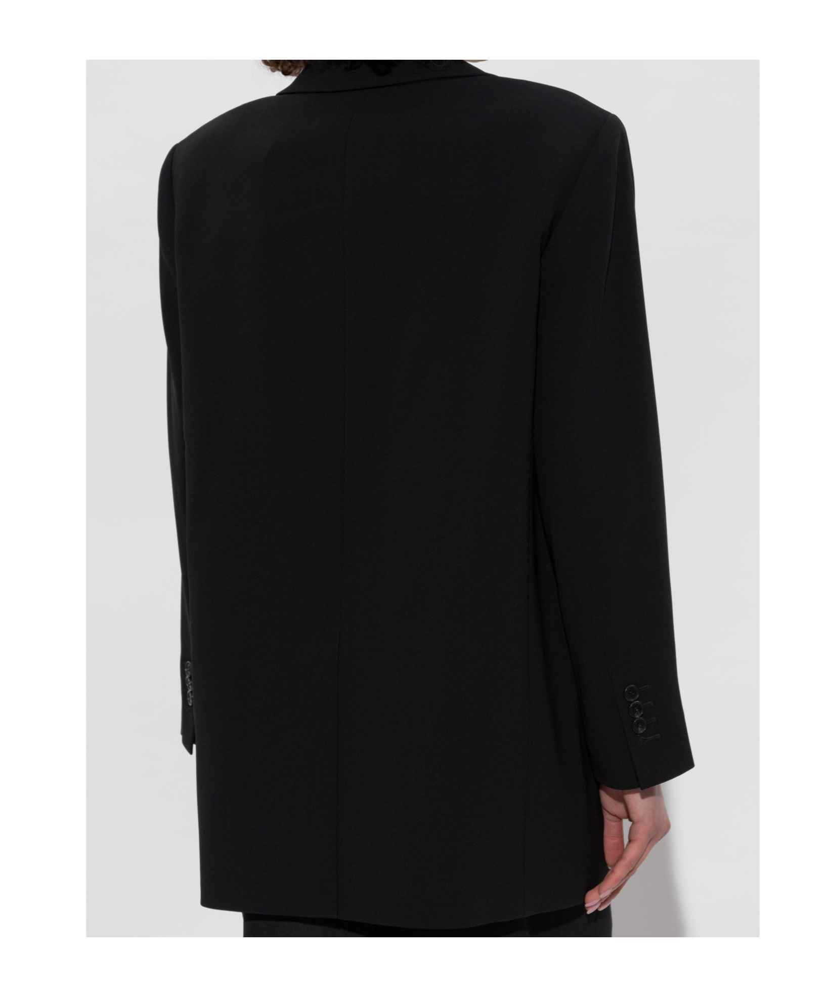 Theory Long-sleeved Suit Coat In Black